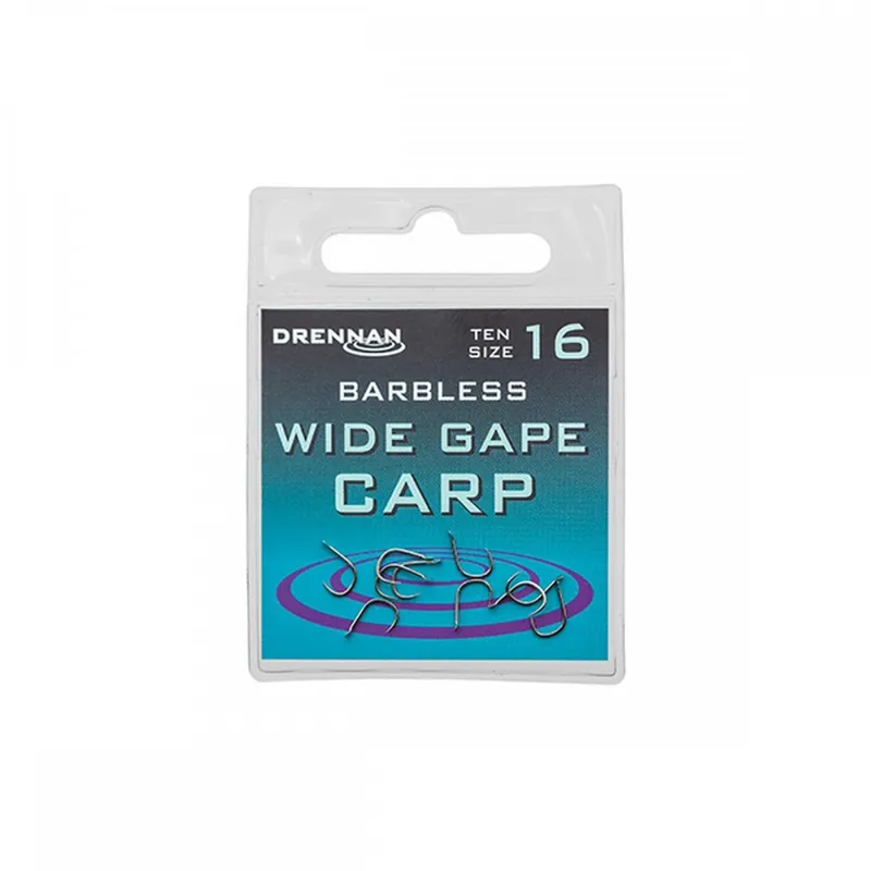 DRENNAN BARBLESS WIDE GAPE CARP 14 HOROG 10DB Must-Have