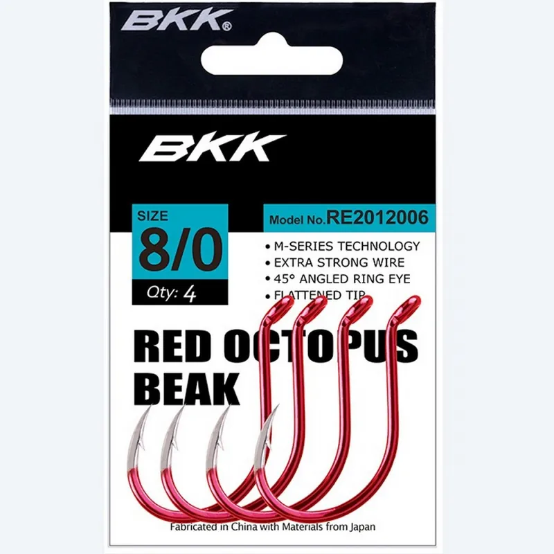 BKK RED OCTOPUS BEAK HARCSÁZÓ HOROG 7/0 5 DB/CSOMAG - Horgá Laatste Kans