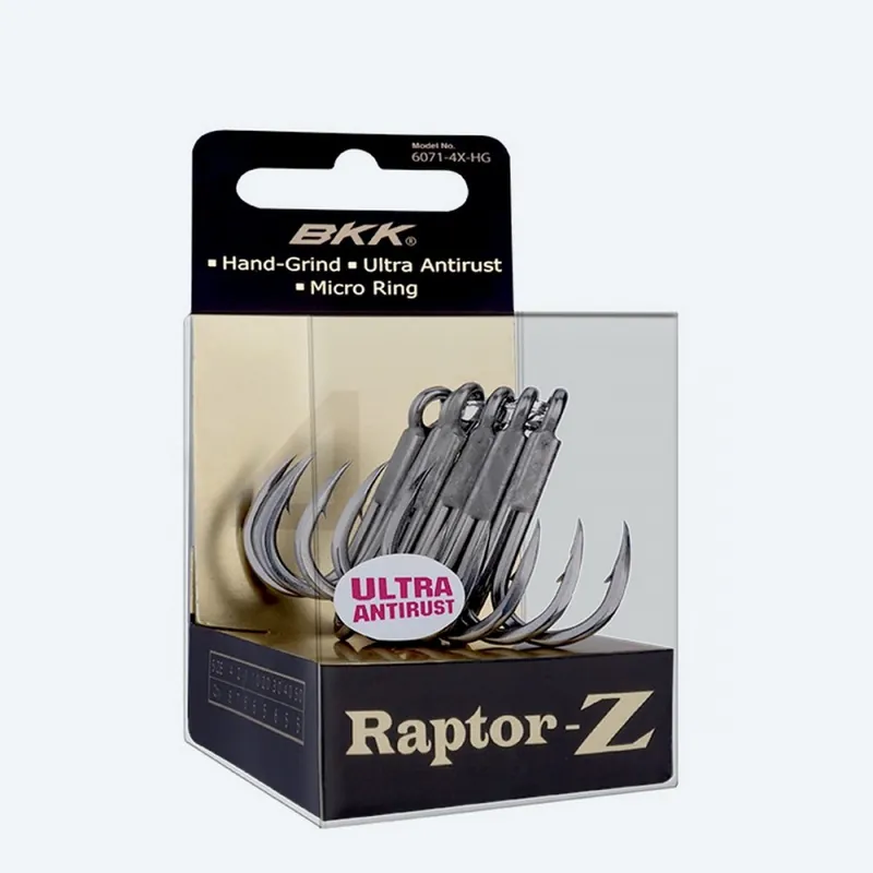 Nu Kopen BKK RAPTOR-Z ULTRA HÁRMASHOROG 2/0 6DB/CSOMAG - Horgászom.h