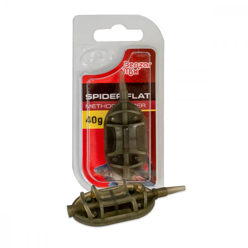 BENZÁR METHOD FEEDER SPIDER FLAT 60G Web és H Uitverkoop