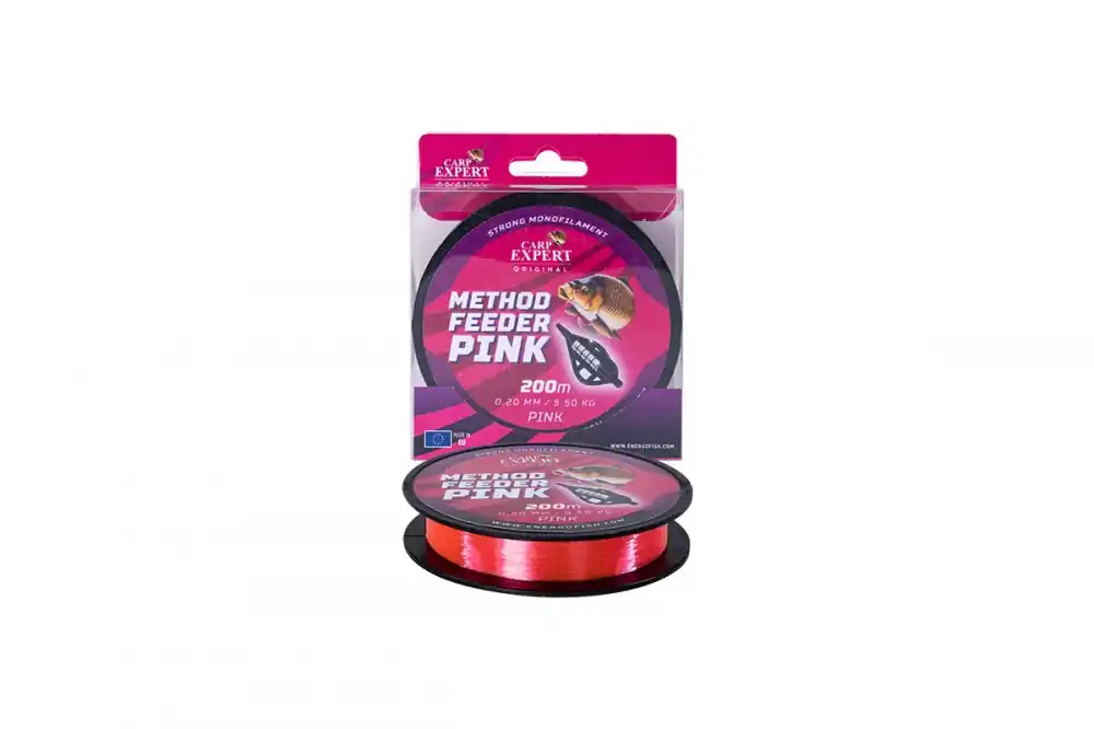 Gratis Retour ZSINÓR CARP EXPERT METHOD FEEDDER PINK 0.30MM 200m 12,75KG -