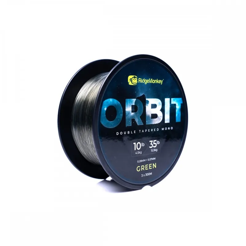RIDGEMONKEY ORBIT DOUBLE TAPERED MONOFIL ZSINÓR 10/35LB GREE Bestel Nu