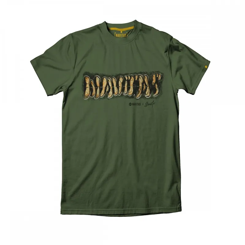 Beperkte Voorraad NAVITAS STANART LINEAR TEE GREEN 3XL Web és H
