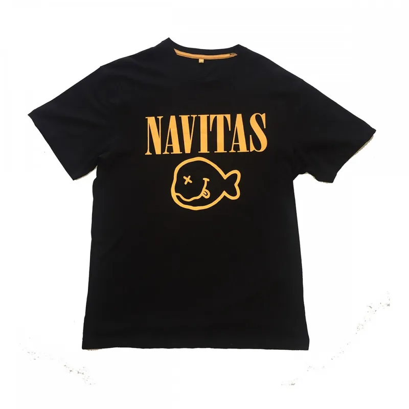 Laatste Versie NAVITAS KURT TEE BLACK L Web és Horgászbolt