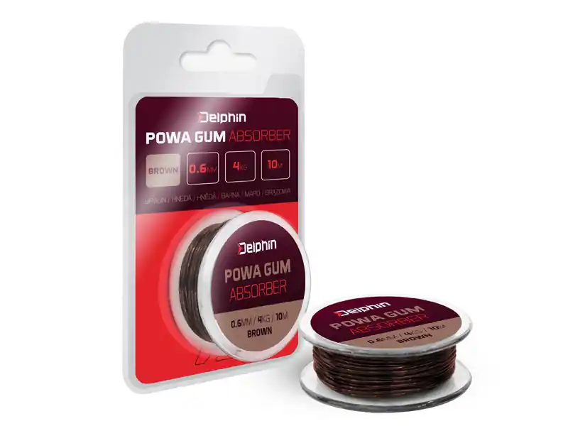 Meest Verkocht Delphin POWA GUM Absorber Barna Web és Horgás