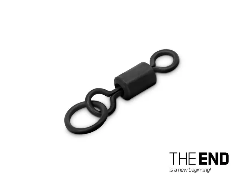 Flitsaanbieding Pontyozó forgó gyűrűvel Delphin THE END Ring Swivel / 10db -