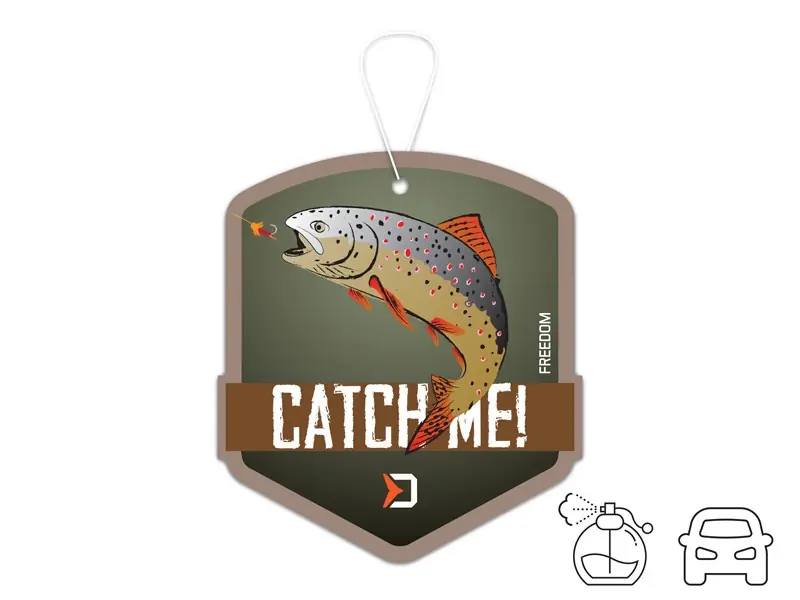 Premium Autó illatosító Delphin CatchME! PISZTRÁNG We