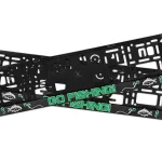 Gereduceerde Prijs Rendszámtábla tartó 3D Delphin GoFishing! / 2db - Horgászom.