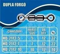 Actieprijs Haldorádó Dupla forgó - kicsi (S) Web és Horg