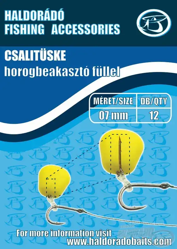 Haldorádó Csalitüske horogbeakasztó füllel 7 mm - Horgászom. Nu Kopen