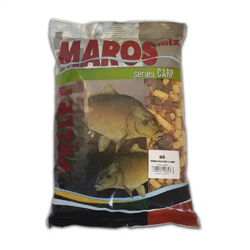 Uitverkoop Idő Bomba pellet mix 3-16mm 1kg Web és Horgás