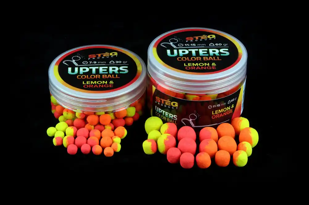 Nu Kopen UPTERS COLOR BALL 11-15 MM LEMON & ORANGE 60 G - Horgászom.h