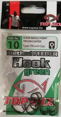 Laatste Kans Method feeder horog 10 Green Web és Horgászb