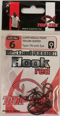 Express Levering Method feeder horog 6 Red Web és Horgászbolt
