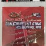 Beperkte Voorraad Csalitüske szilikon előkén 10 mm Web és Horgá
