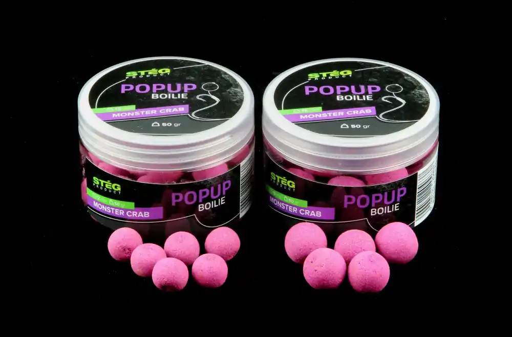 Direct Beschikbaar POP UP BOILIE 13 MM MONSTER CRAB 50gr Web és