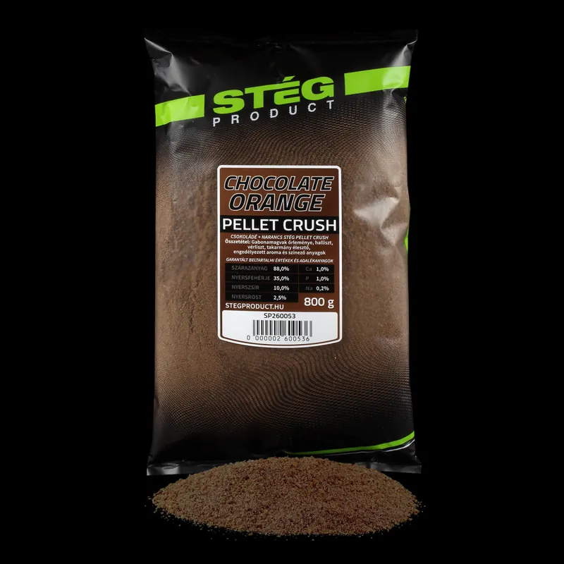 Voordeelprijs STÉGBrown Pellet Crush etetőanyag 800gr CHOCOLATE-ORANGE - H