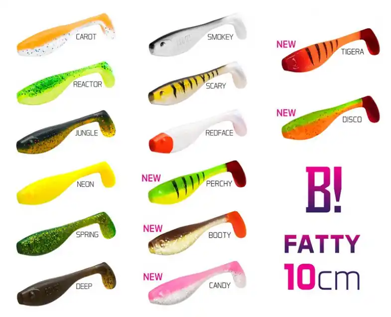 Bestel Nu BOMB! Gumihal Fatty / 5db Web és Horgászbolt