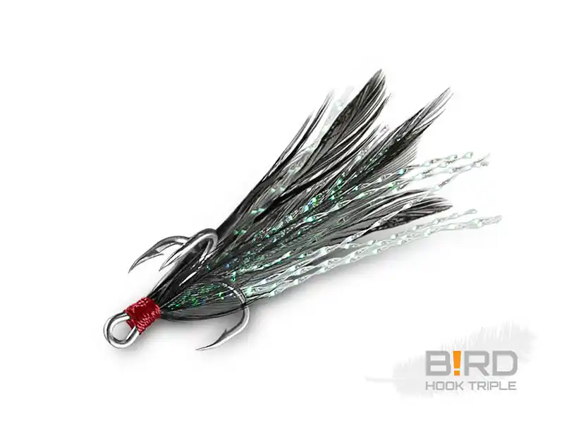 Delphin B!RD Hook TRIPLE / 3db Web és Horgász Op = Op