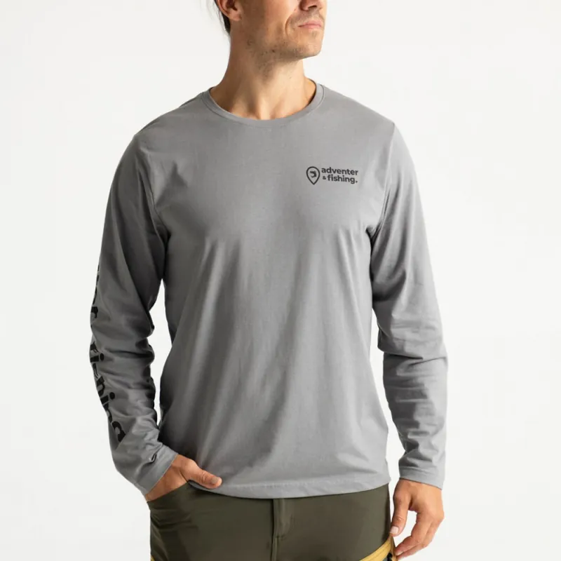 Koopje ADVENTER&FISHING HOSSZÚ UJJÚ PÓLÓ TITANIUM XXL - Horgászom.h