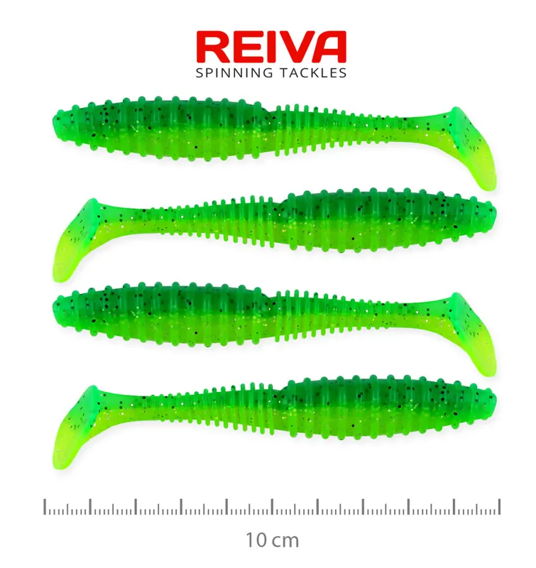 Zander Power Shad 10cm 4db/cs (Poison Green) Seizoensaanbieding