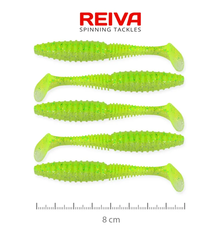 Zander Power Shad 8cm 5db/cs (Flash Chartreuse) - Horgászom. Exclusieve Aanbieding