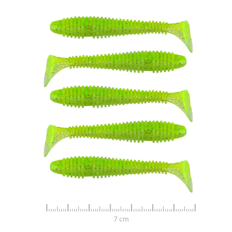 Gecertificeerd Vantage Swinger 7cm 5db/cs (Flash Chartreuse)