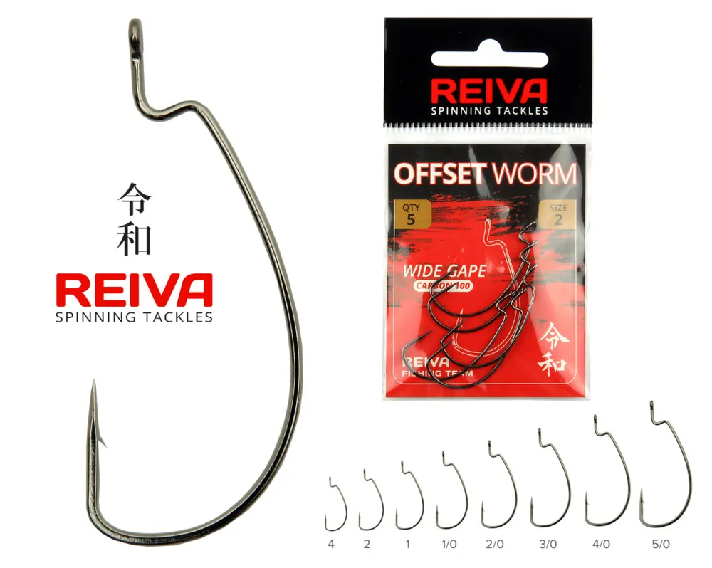 Fabrieksprijs Reiva Offset Worm 2-es 5db/cs Web és Horgászb