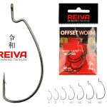 Aanbieding Reiva Offset Worm 1/0-as 5db/cs Web és Horgás