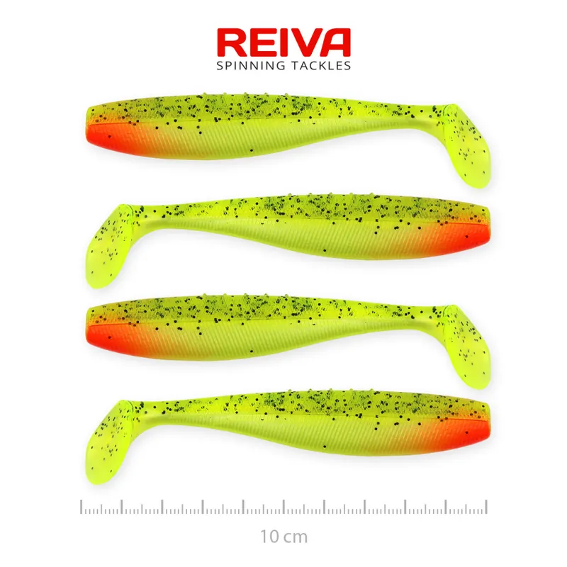 Flat Minnow shad 10cm 4db/cs (Watermelon) Web Alleen Vandaag