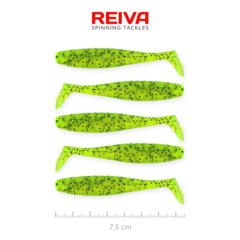 Flat Minnow shad 7,5cm 5db/cs (Poppy Green) W Tijdelijk Beschikbaar