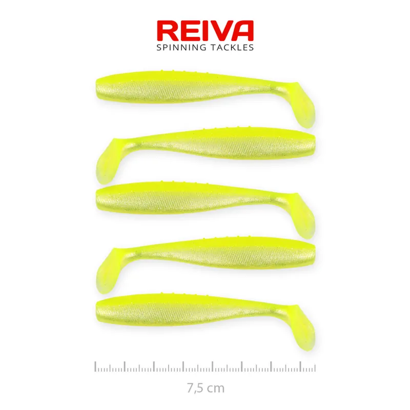 Bestel Nu Flat Minnow shad 7,5cm 5db/cs (Flash Lemonade) - Horgászom.h