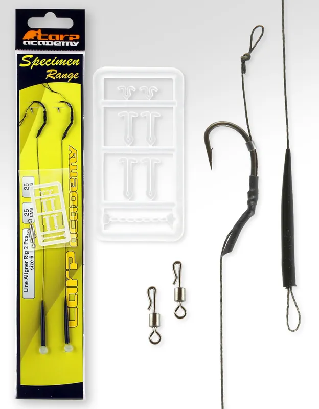 Line Aliger Rig 2db/cs 6-os méret Web és Horg Flitsaanbieding