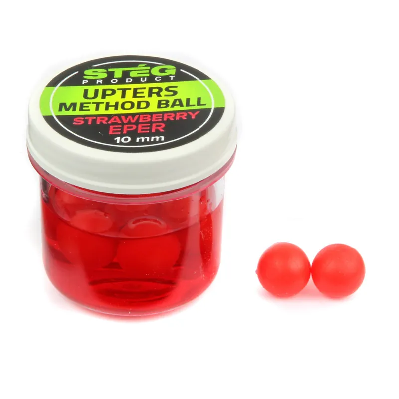 Stég Upters Method Ball Strawberry 10mm 8db/dob. - Horgászom Beperkt Aanbod
