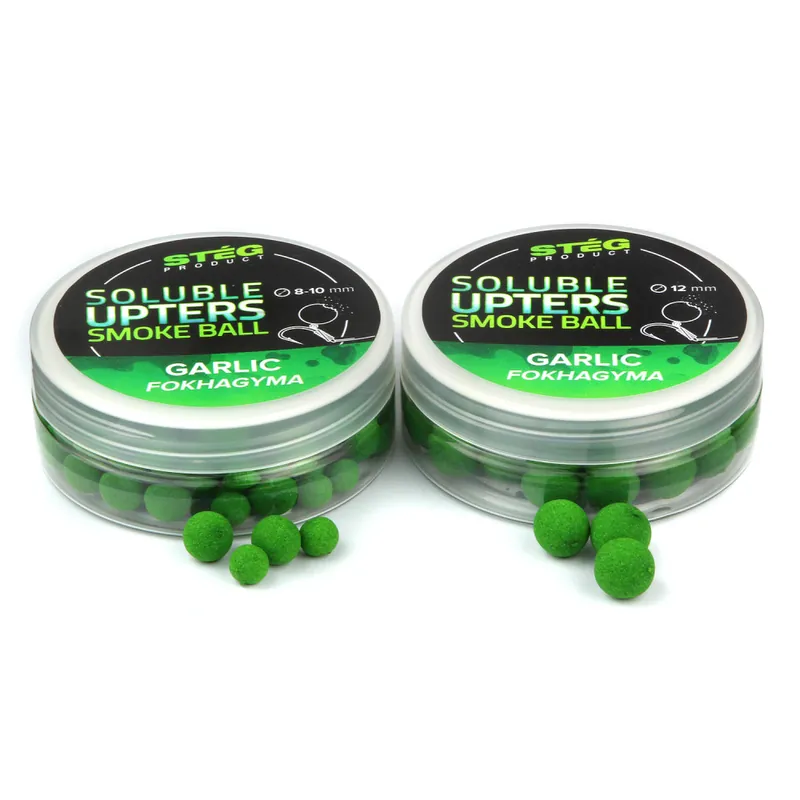 Finale Uitverkoop Stég Product Soluble Upters Smoke Ball 8-10mm Garlic-Almond
