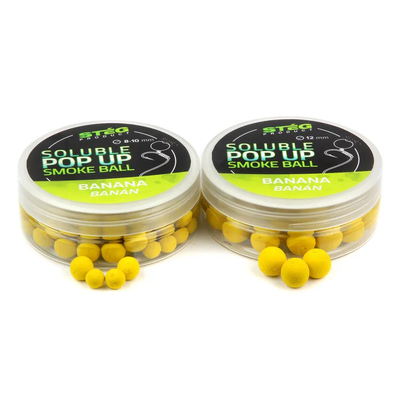 Stég Product Soluble Pop Up Smoke Ball 12mm Banana 25g - Hor Koop Vandaag