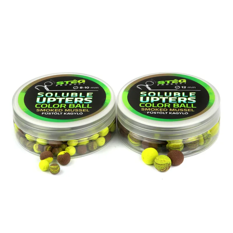 Stég Product Soluble Upters Color Ball 12mm Smoked & Mussel Veilige Betaling