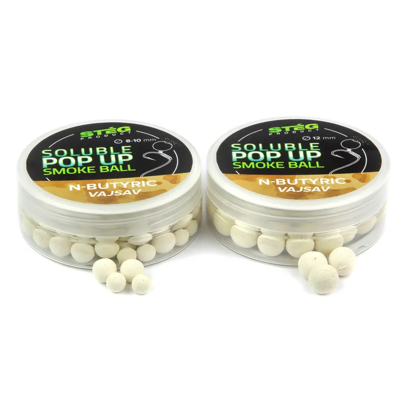Stég Product Soluble Pop Up Smoke Ball 12mm N-Butyric 25g - Populair