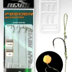Weekendaanbieding Feeder fonott előke 10, forgóval 3db/cs AKCIÓ -30% - Horgász
