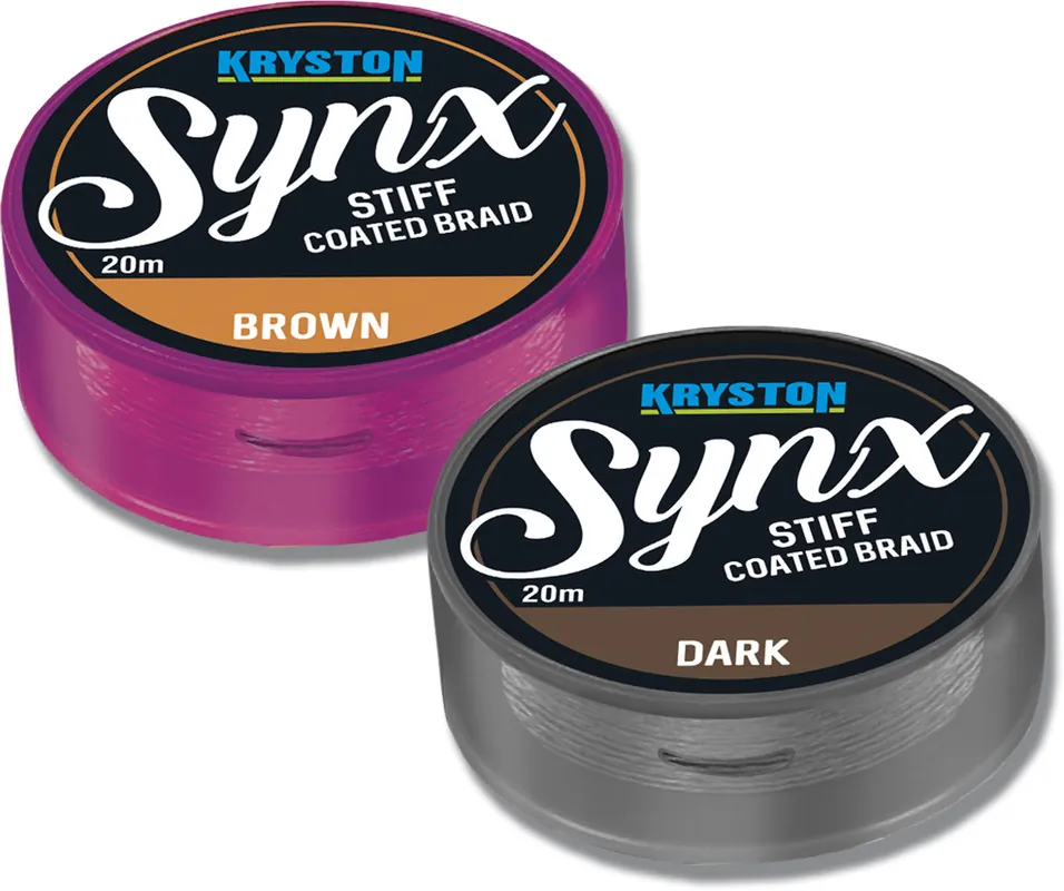 Synx Stiff Coated 20Lbs 20m Brown AKCIÓ -30% Koop Vandaag