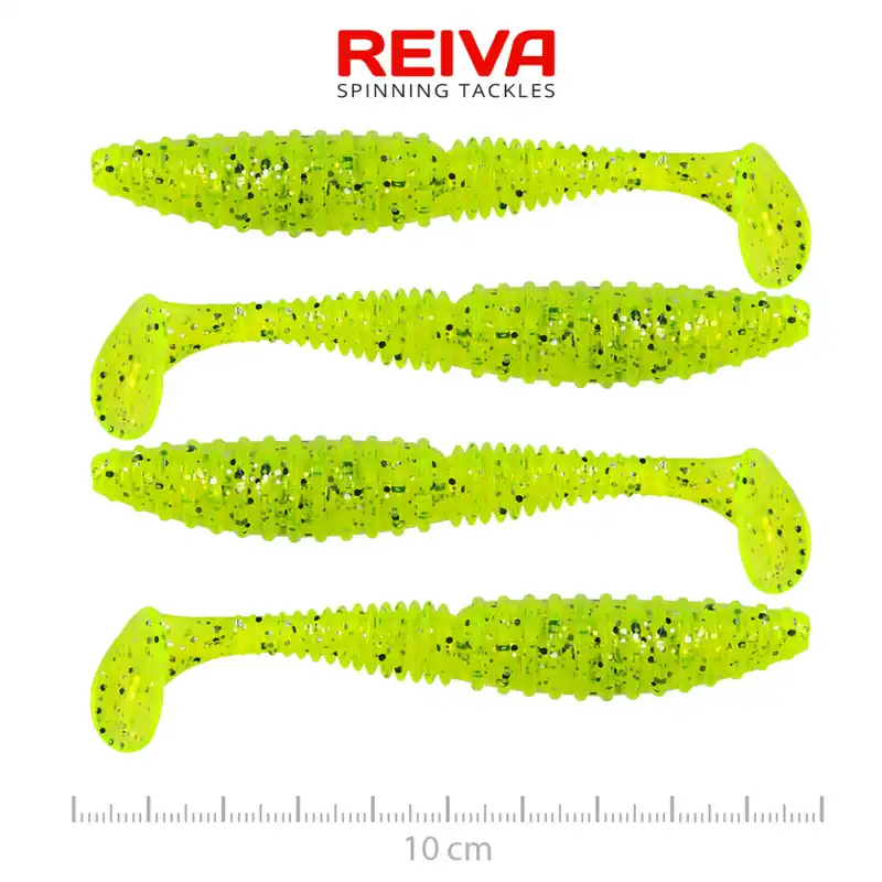 Zander Power Shad 10cm 4db/cs (Poppy Green) W Koop Vandaag