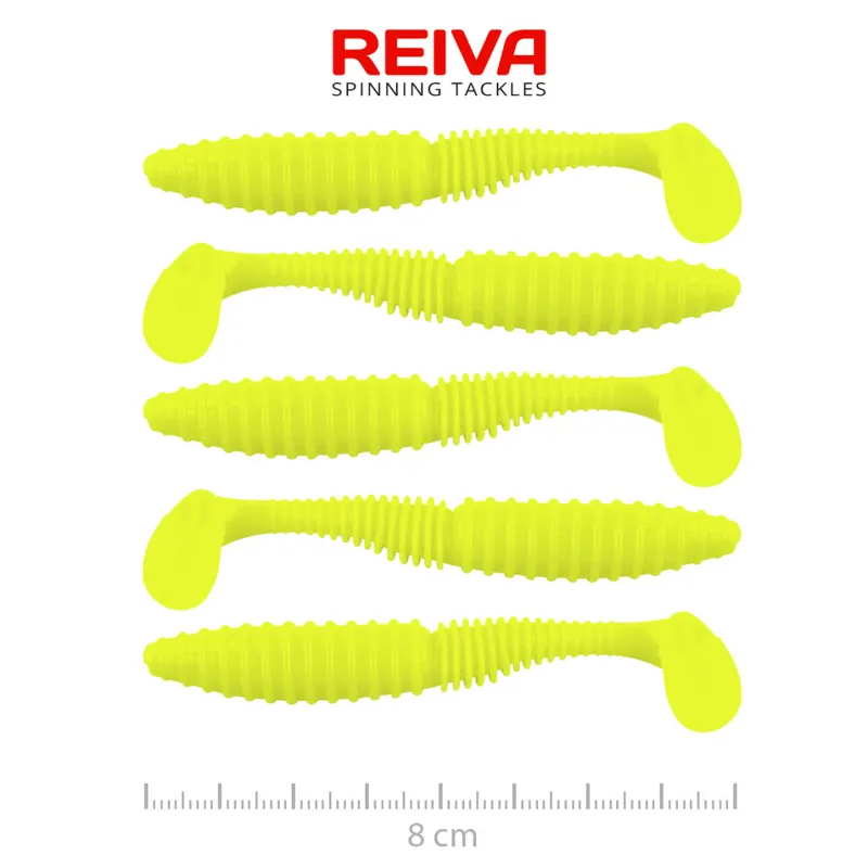 Alleen Vandaag Zander Power Shad 8cm 5db/cs (Lemonade) Web é