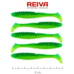 Zander Power Shad 8cm 5db/cs (Poison Green) W Actieprijs