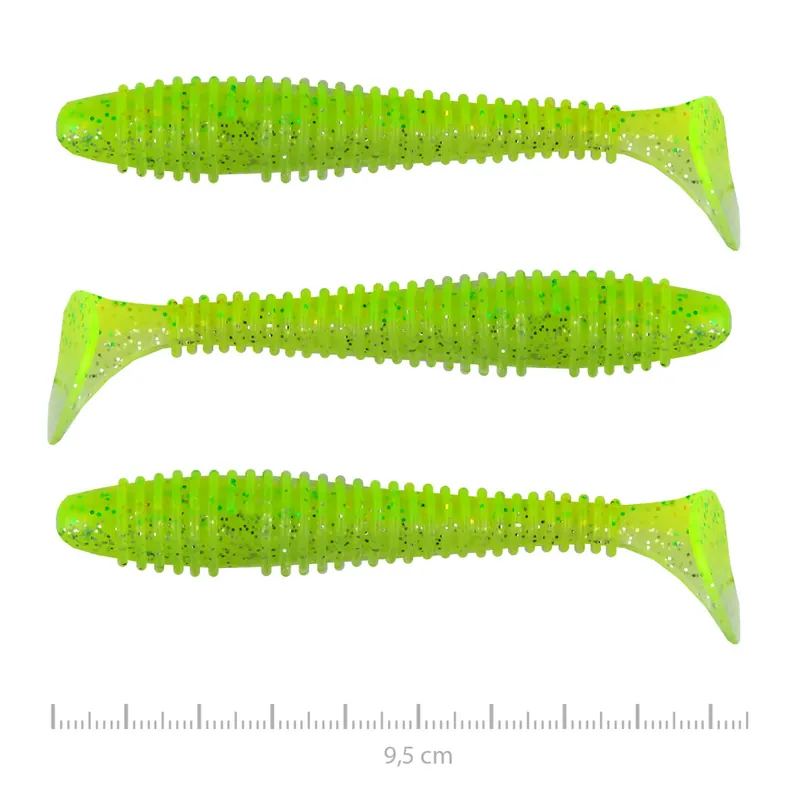 Weekendaanbieding Swinger 9,5cm 3db/cs (Flash Chartreuse) AKCIÓ -30% - Horgász