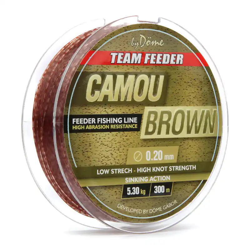 Exclusieve Aanbieding By Döme TF Camou Brown 300m/0.20mm Web és Hor