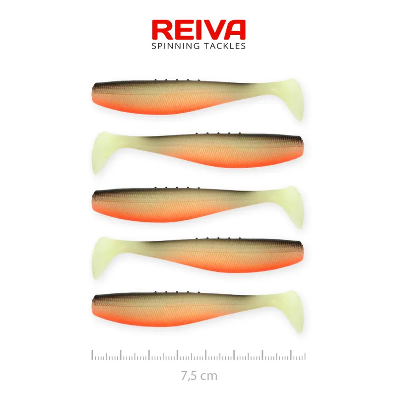 Shop Nu Flat Minnow shad 7,5cm 5db/cs (UV Roach) Web