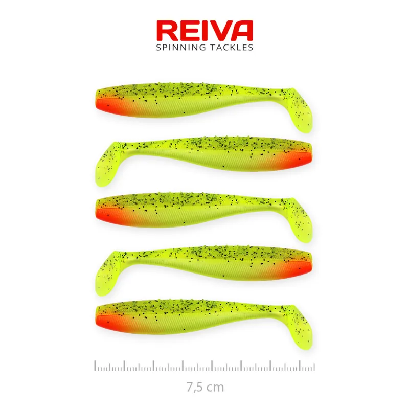 Flat Minnow shad 7,5cm 5db/cs (Watermelon) We Korting