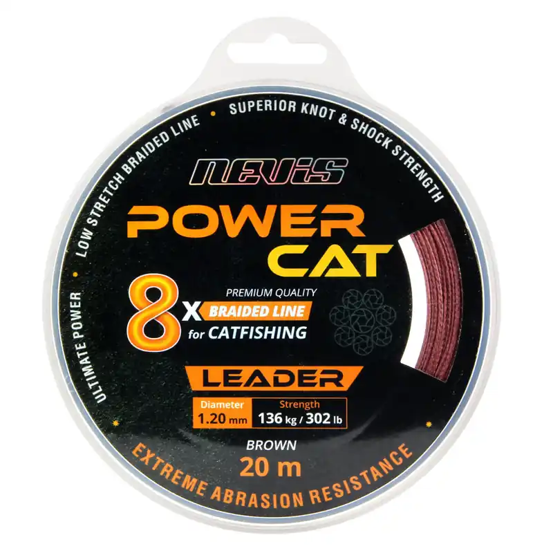 Actieprijs Powercat Braid Leader X8 20m 1,00mm Web és Ho