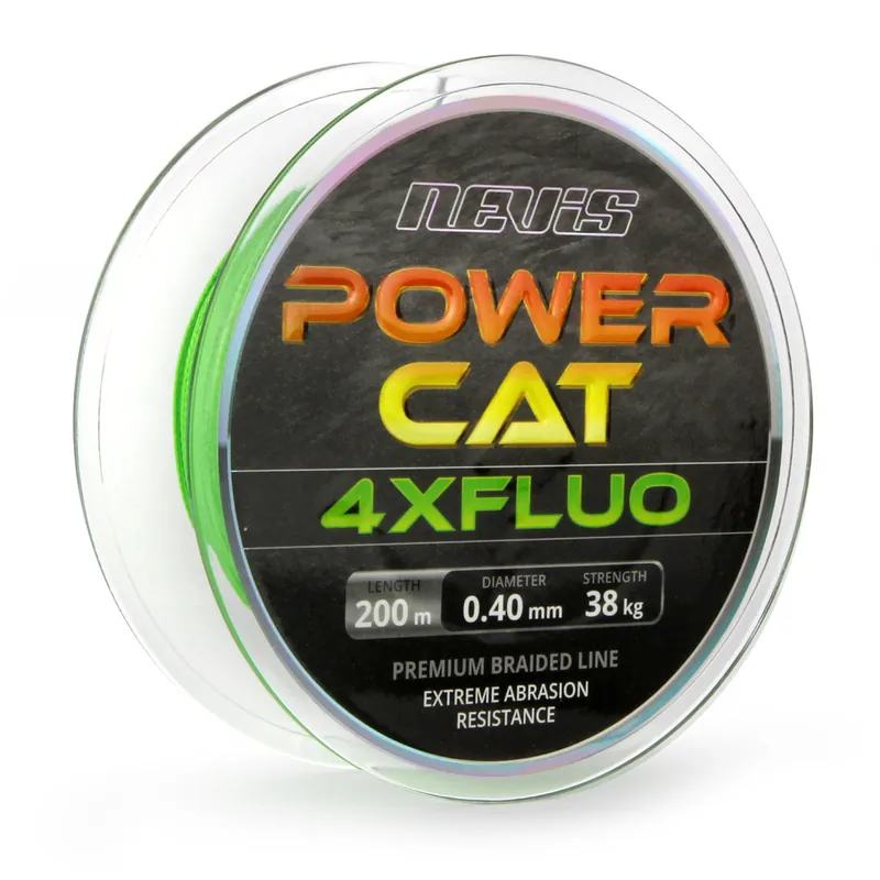 Powercat 4XFluo 200m 0,80mm Web és Horgászbol Exclusieve Aanbieding