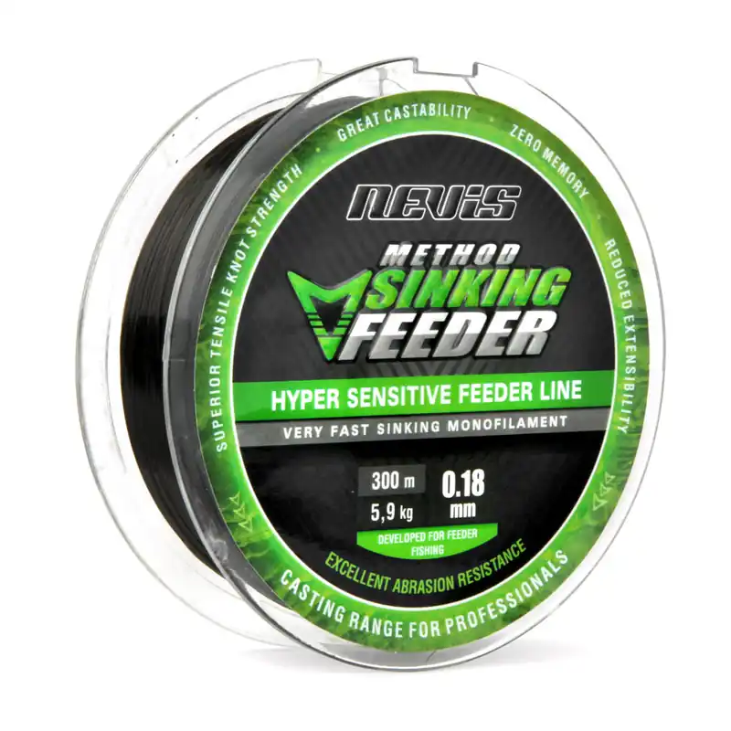 Voordeelprijs Method Sinking Feeder 300m 0.25mm Web és Horg